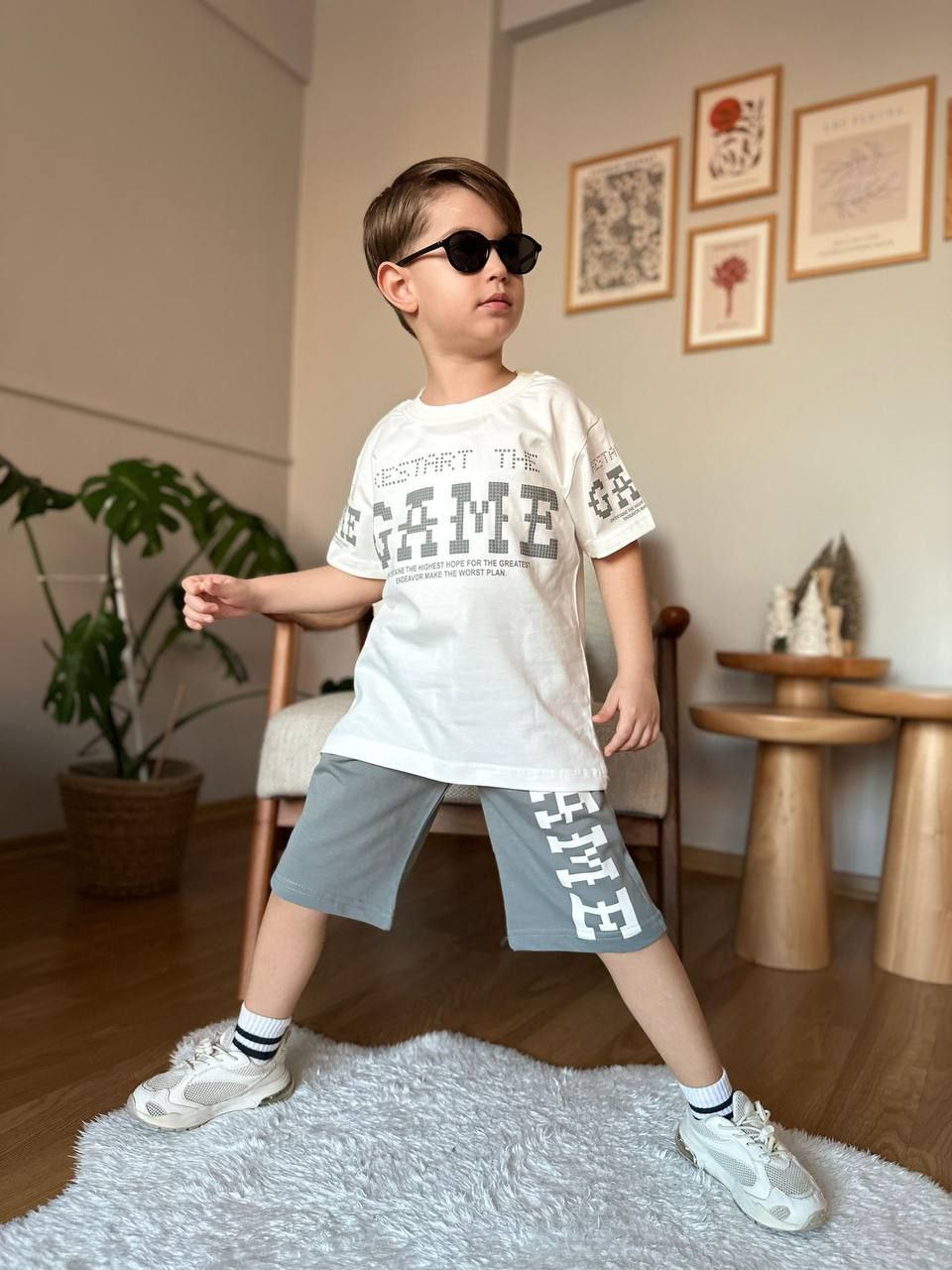 Boys’ Game Cotton Summer Set / 6–7Y