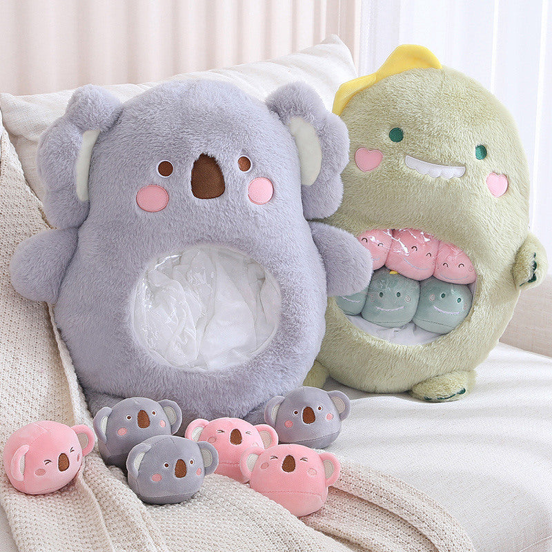 Stuffed Pillow Animal Design Toy Removable Minis