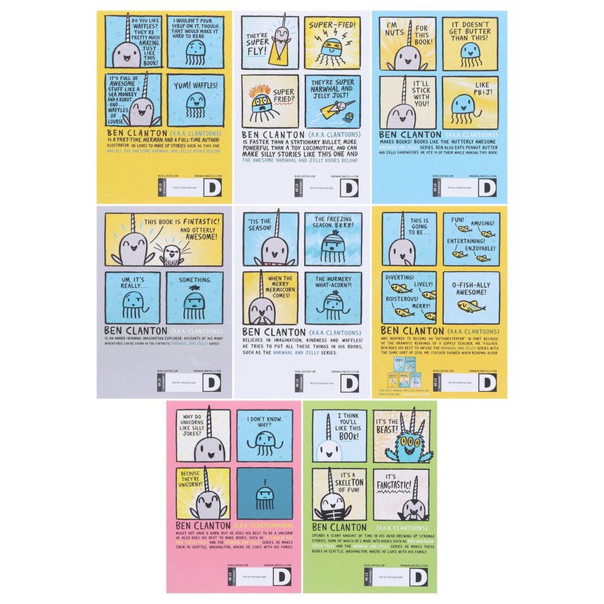A Narwhal And Jelly 8 Books Set Soft Cover 6+