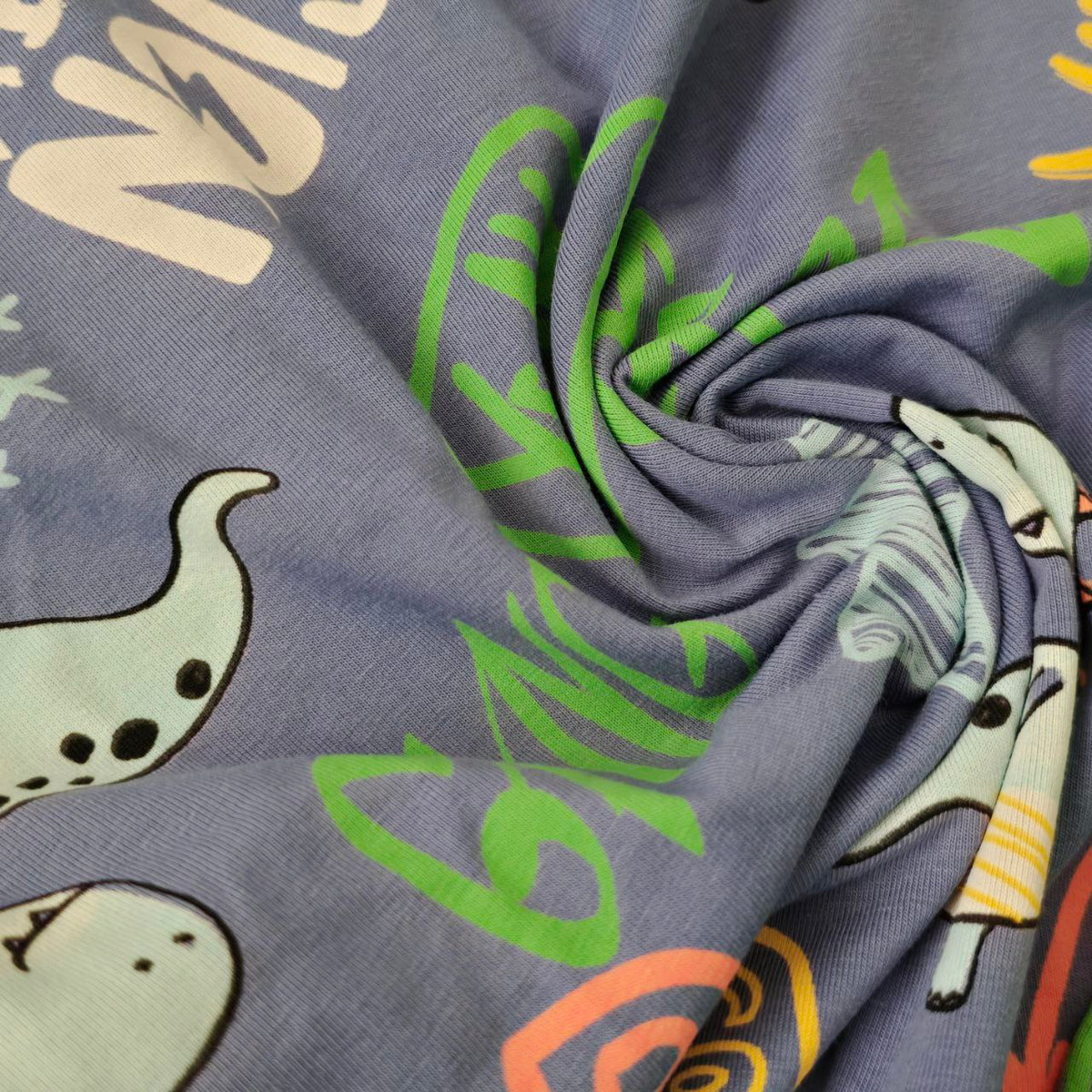 Kids’ Cotton Dinosaur Pajama Set | 6Y