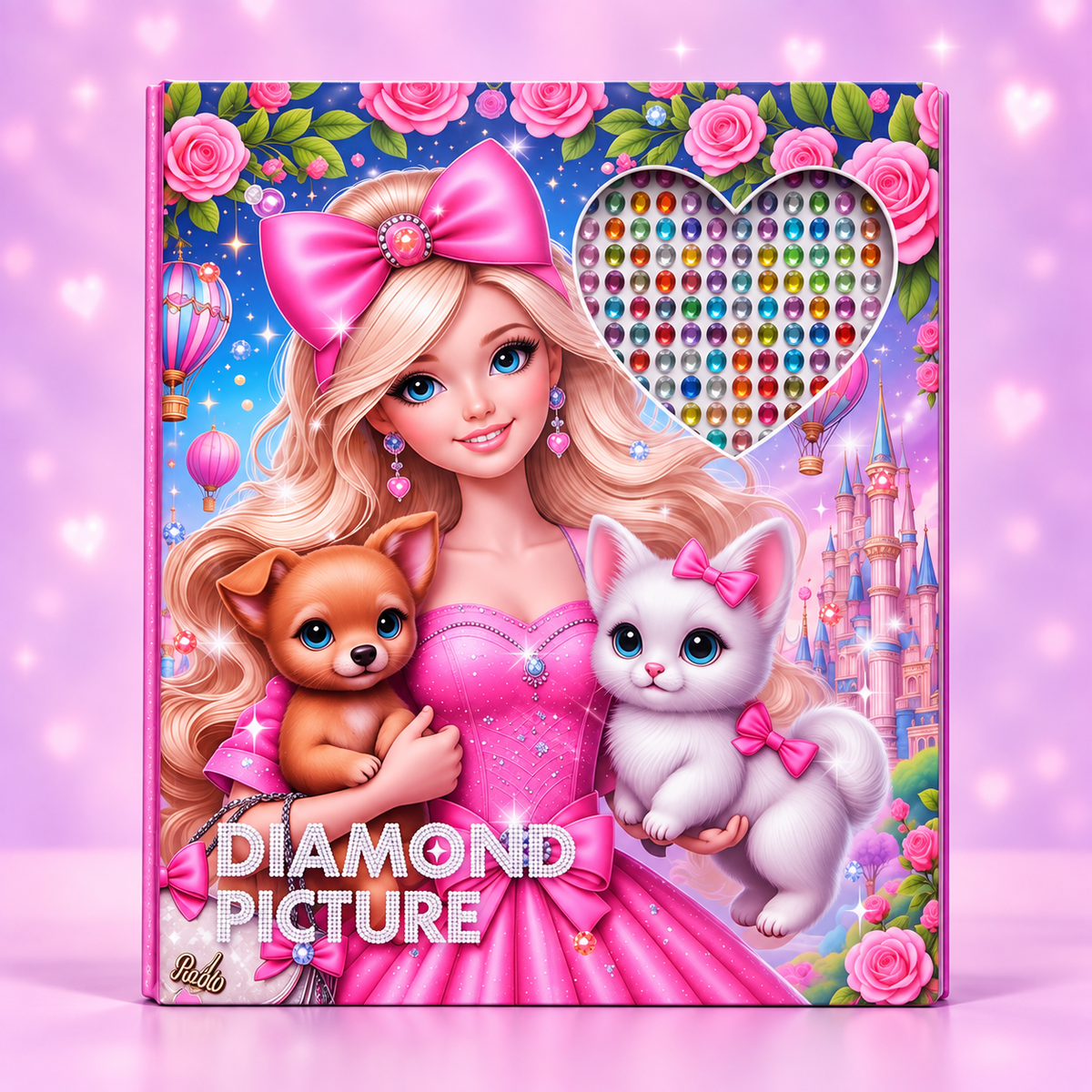 Princess Diamond Picture Activity Book 696 Stickers