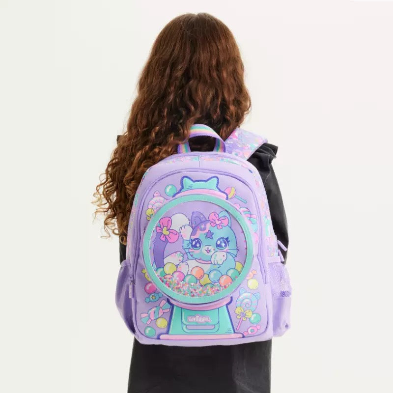 Smiggle Kitty Candy Backpack | Hoodie | ( KG1-KG3) | 38cm