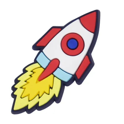 Rocket Space Solar System Jibbitz Croc Charms - Crocs