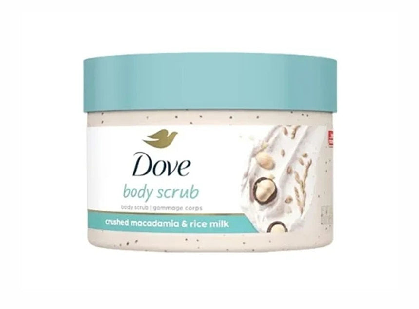 Dove Body Scrub Crushed Macadamia & Rice Milk 298 ml