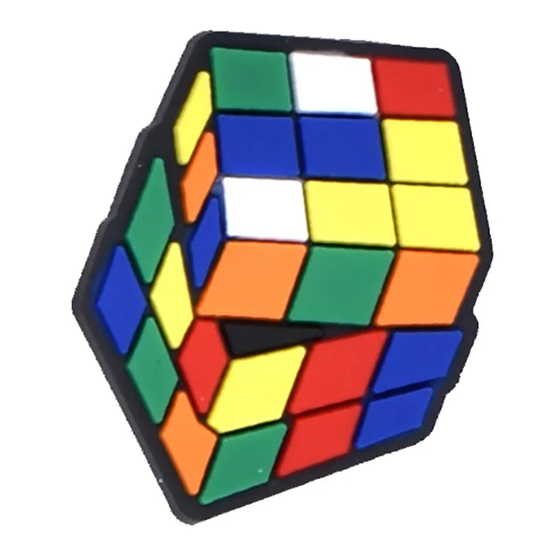 Inteligence Rubiks Cube Croc Charms for Crocs | Jibbitz