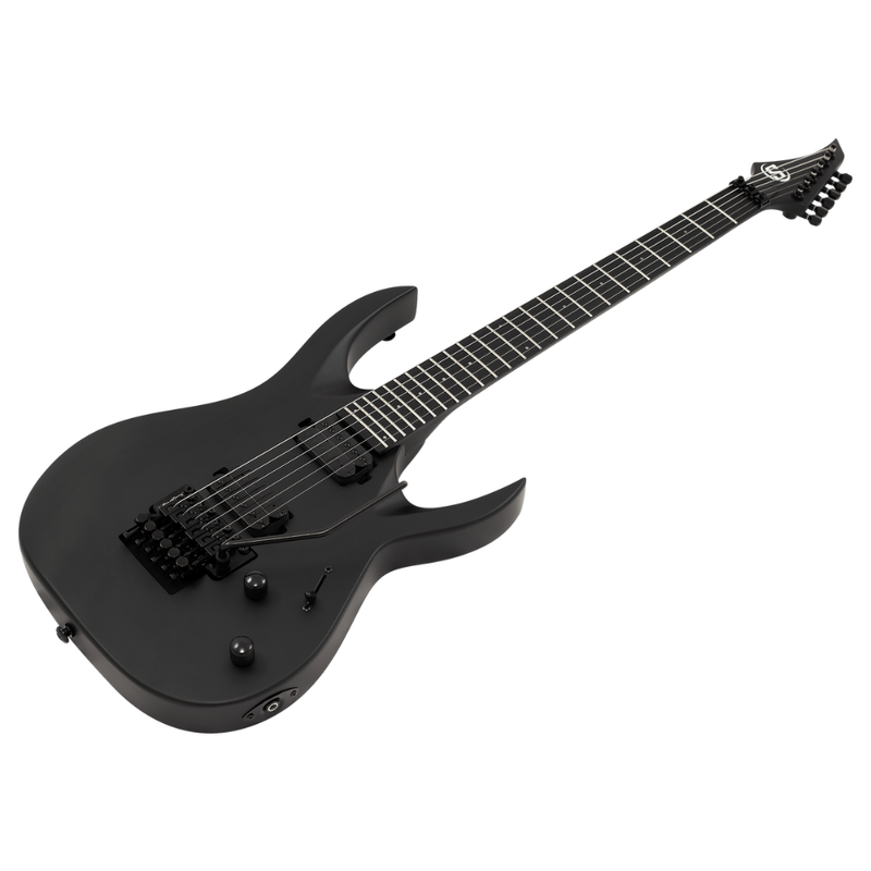 S by Solar Electric Guitar AB4.6FRC – Carbon Black Matte