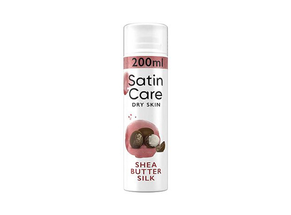 Satin Care Shave Gel Dry Skin Shea Butter Milk 200 mL
