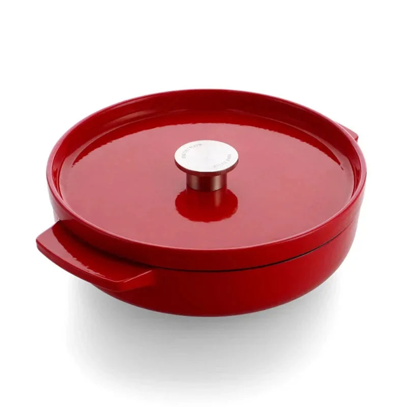 Empire Red Cast Iron Saucepan With Lid Cast Iron Empire Red Cast Iron Saucepan With Lid Empire Red Cast Iron Saucepan With Lid KitchenAid