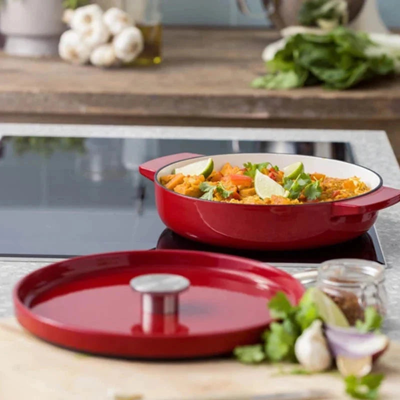 Empire Red Cast Iron Saucepan With Lid Cast Iron Empire Red Cast Iron Saucepan With Lid Empire Red Cast Iron Saucepan With Lid KitchenAid