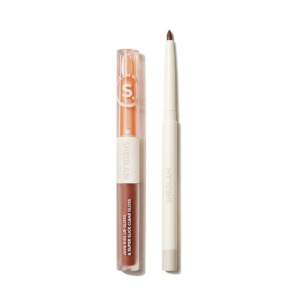 Sheglam Soft 90'S Glam Lip Liner & Lip Duo Set - Moody Taupe