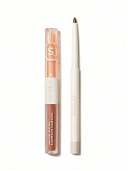 Sheglam Soft 90'S Glam Lip Liner And Lip Duo Set - Pouty Nude