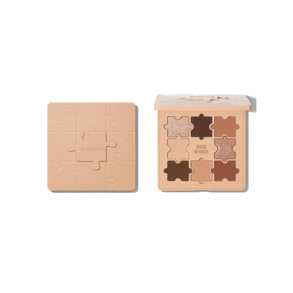 Sheglam Jazy Jigsaw Eyeshadow Palette - Hued In Nude