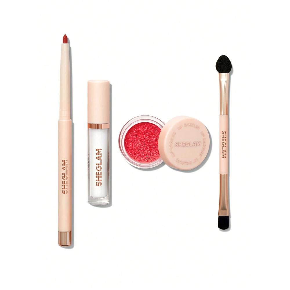 Sheglam Lip Dazzler Glitter Kit Red Carpet