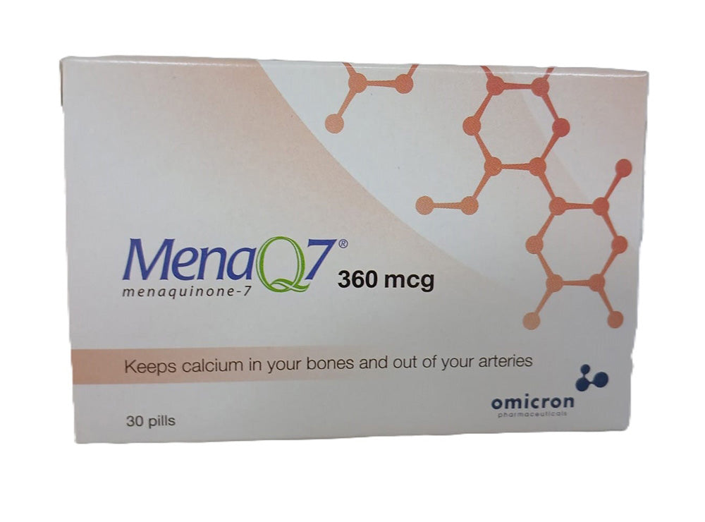 Mena Q7 Vitamin K2 360 Mcg 30 Pills