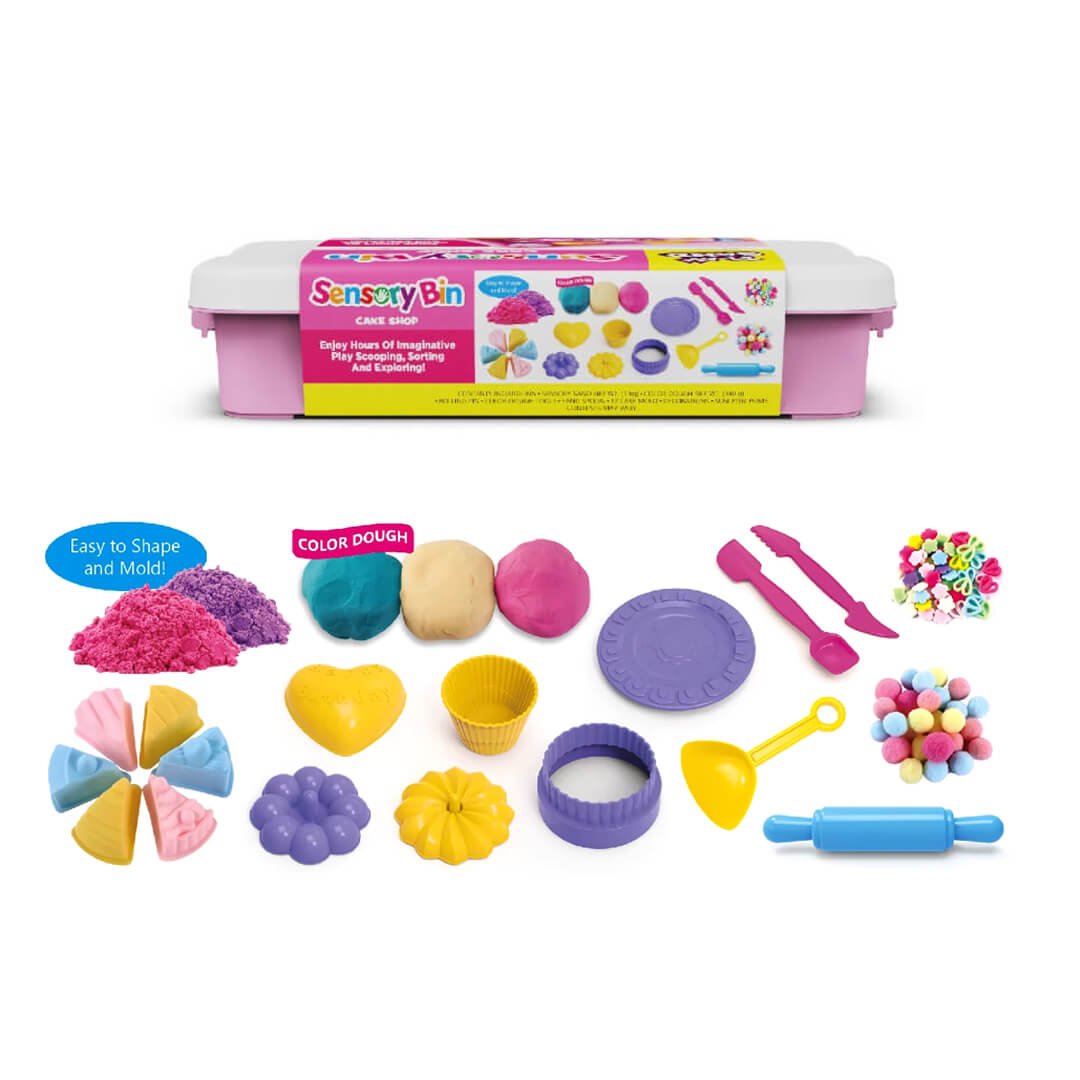 Bakery themed sensory activity set for kids