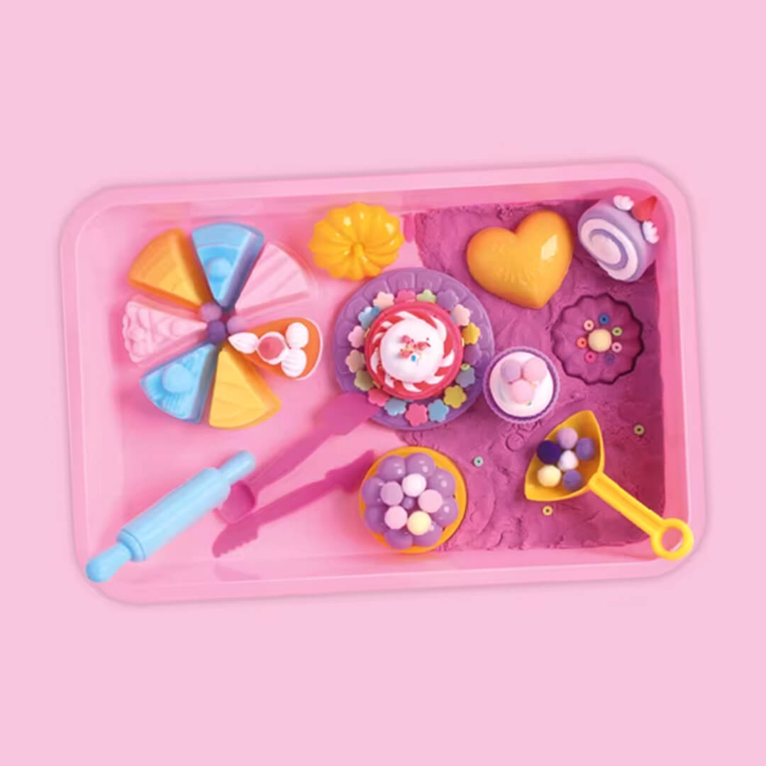 Reusable bakery sensory toy set for children