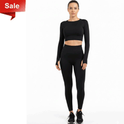 Seamless Leggings And Crop Top