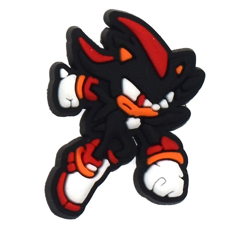 Shadow from Sonic the Hedgehog Croc Charm for Crocs | Jibbitz