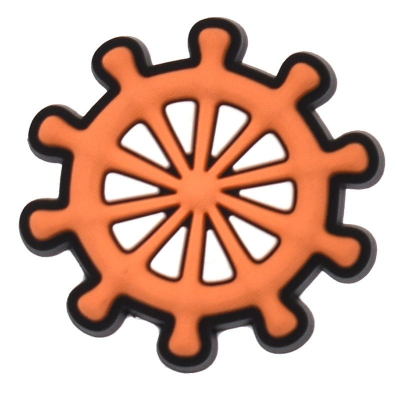 Pirates Sail Ship Wheel Croc Charm for Crocs | Jibbitz