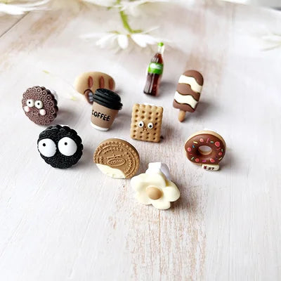 Shoelace Accessories Food Theme