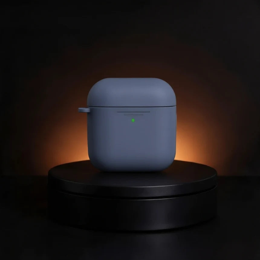 petroleum blue silicone airpods case from inkbee store lebanon
