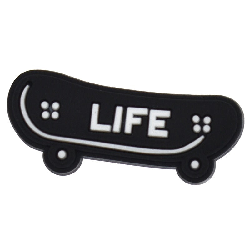 Skateboard with Life on It Croc Charm for Crocs | Jibbitz