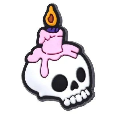 Candle Skull Spooky Halloween Jibbitz Croc Charms -  Crocs