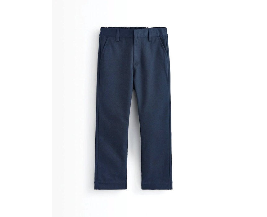 George Boys Navy Straight Leg School Trousers