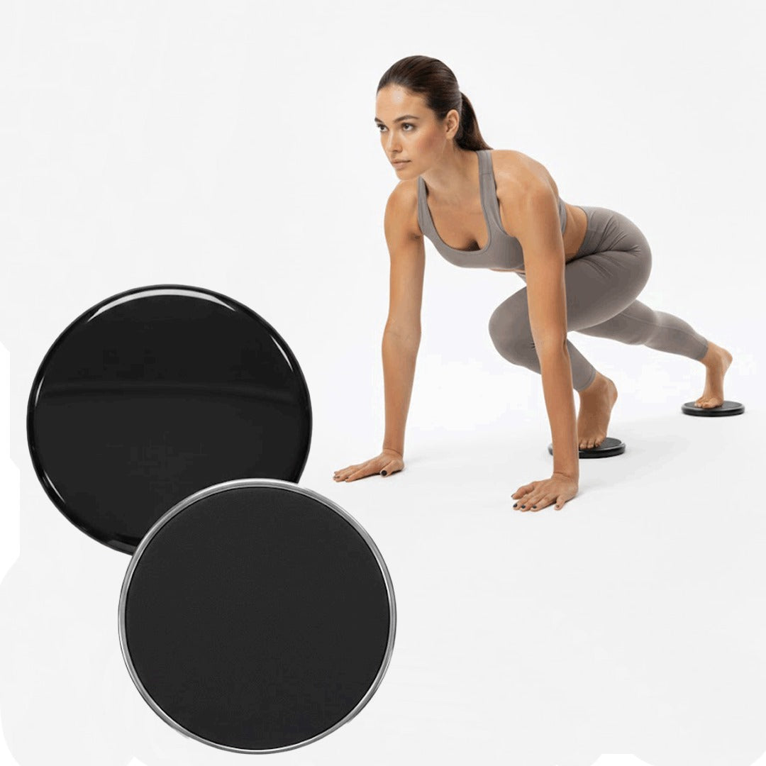 (2x) Sliding Fitness Disc Set (Gliding Discs)