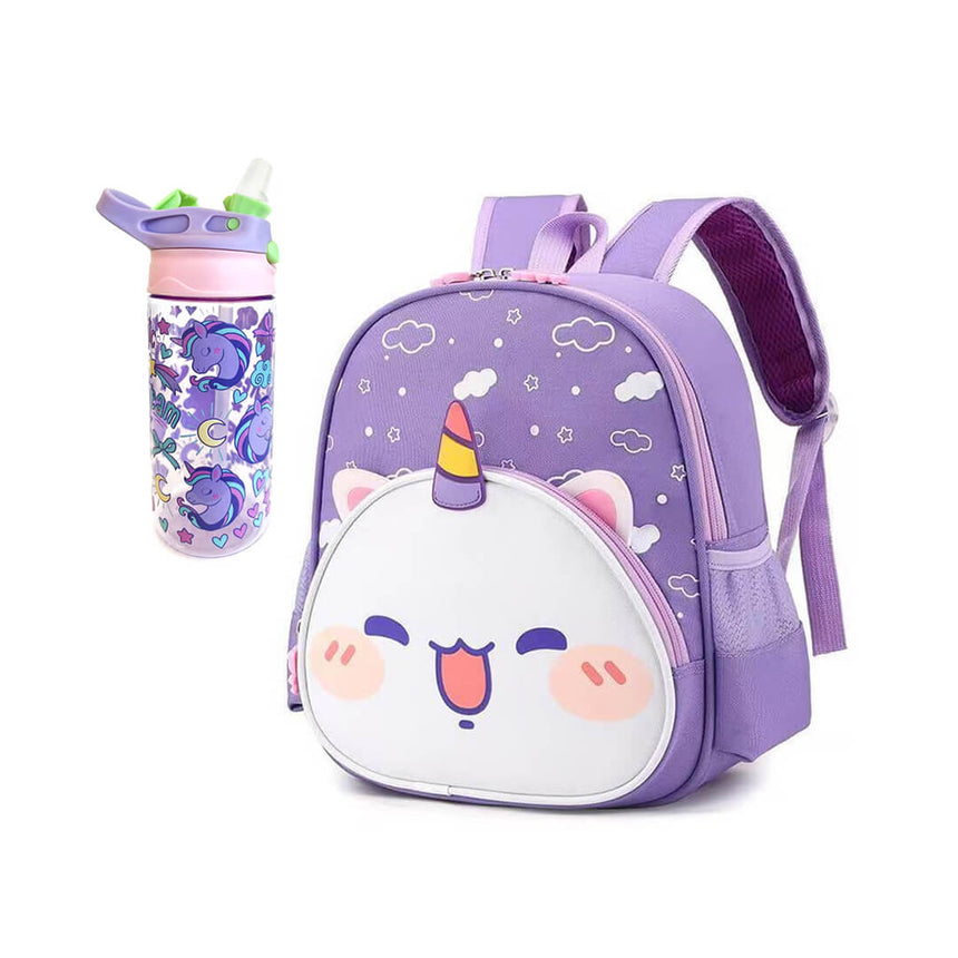 Cute 3D Unicorn Backpack Preschool To KG2