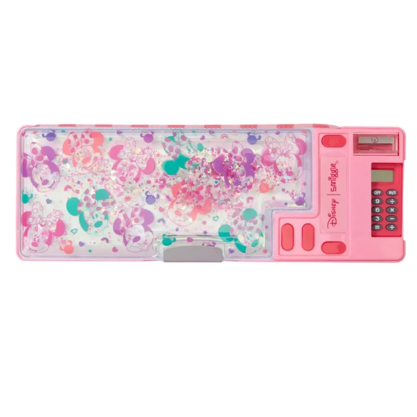Smiggle Disney Minnie Mouse Confetti Pop Out Pencil Case - closed
