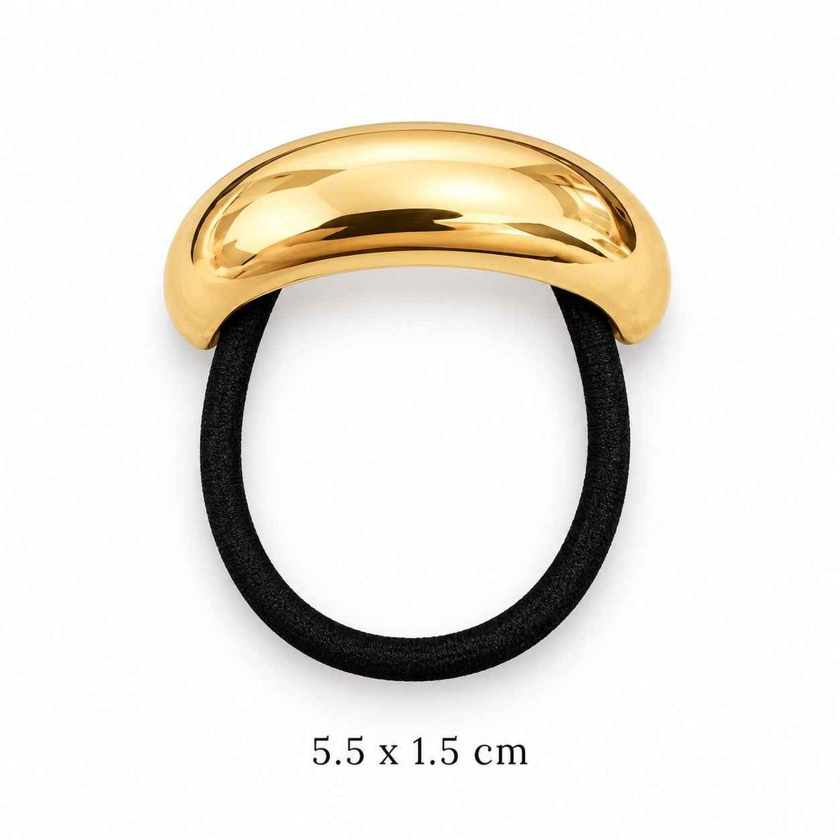 Smooth Domed Gold-Tone Hair Cuff Petit Détail Lebanon