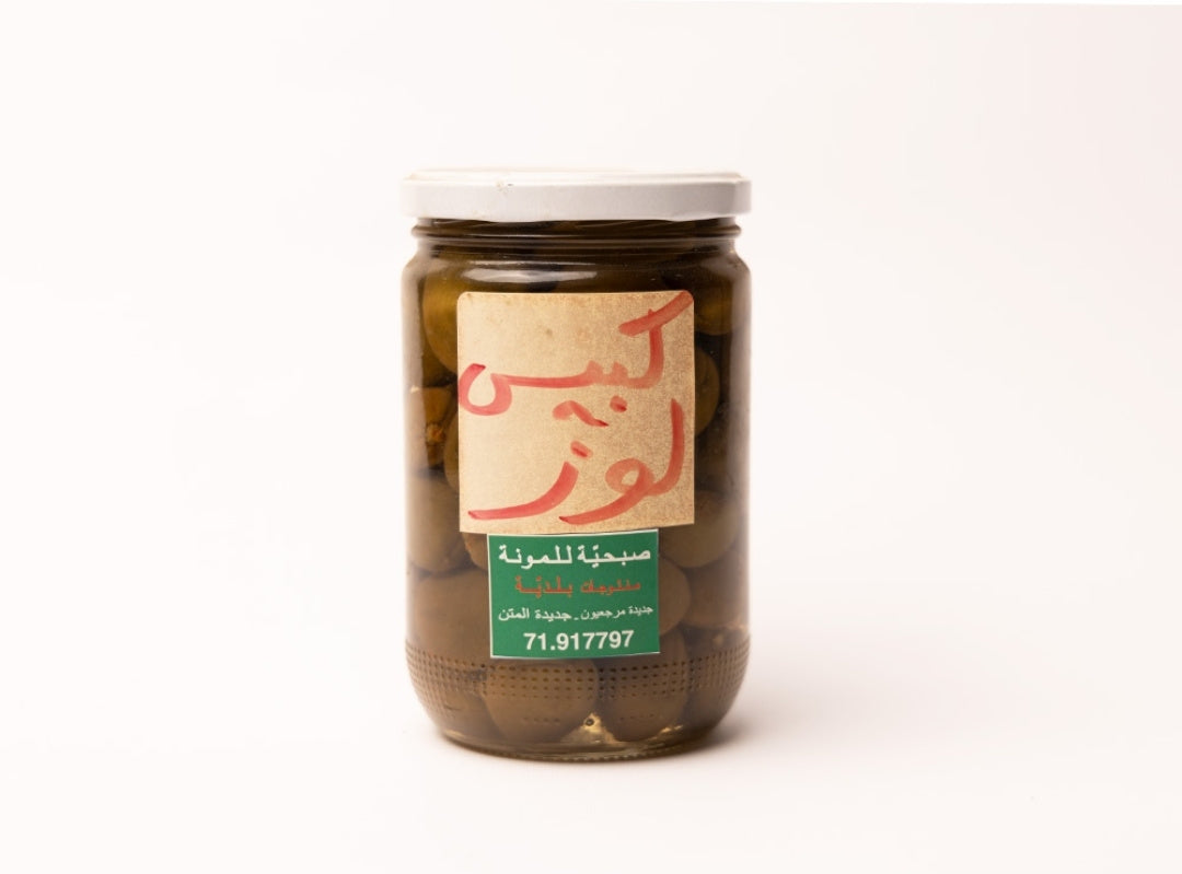 Pickled Green Almonds