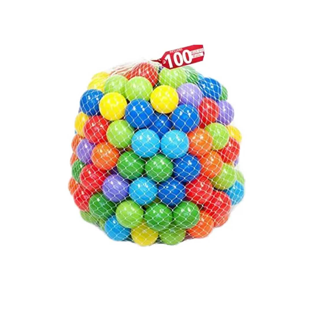 100-piece plastic ocean balls for indoor and outdoor play