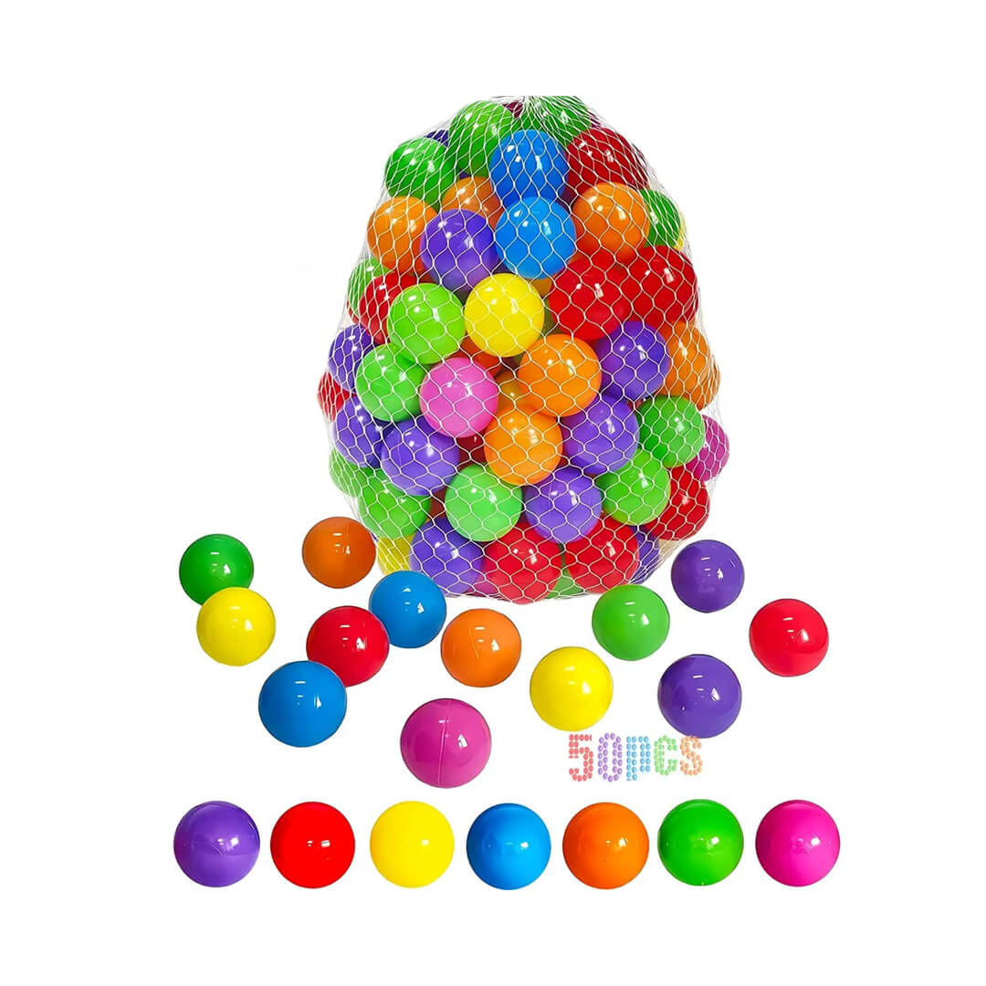 50-piece plastic ocean balls for indoor and outdoor play