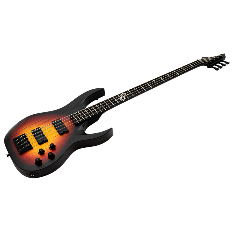 Solar Guitars AB2.4TBOP Bass Guitar – Tri Burst Open Pore Matte