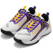 Spalding TF Shoes White Purple Yellow