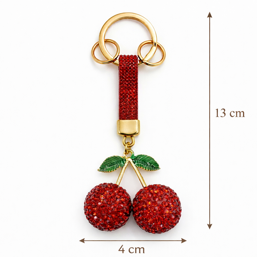 Sparkling Cherry Bag Charm Default Title Petit Détail Lebanon