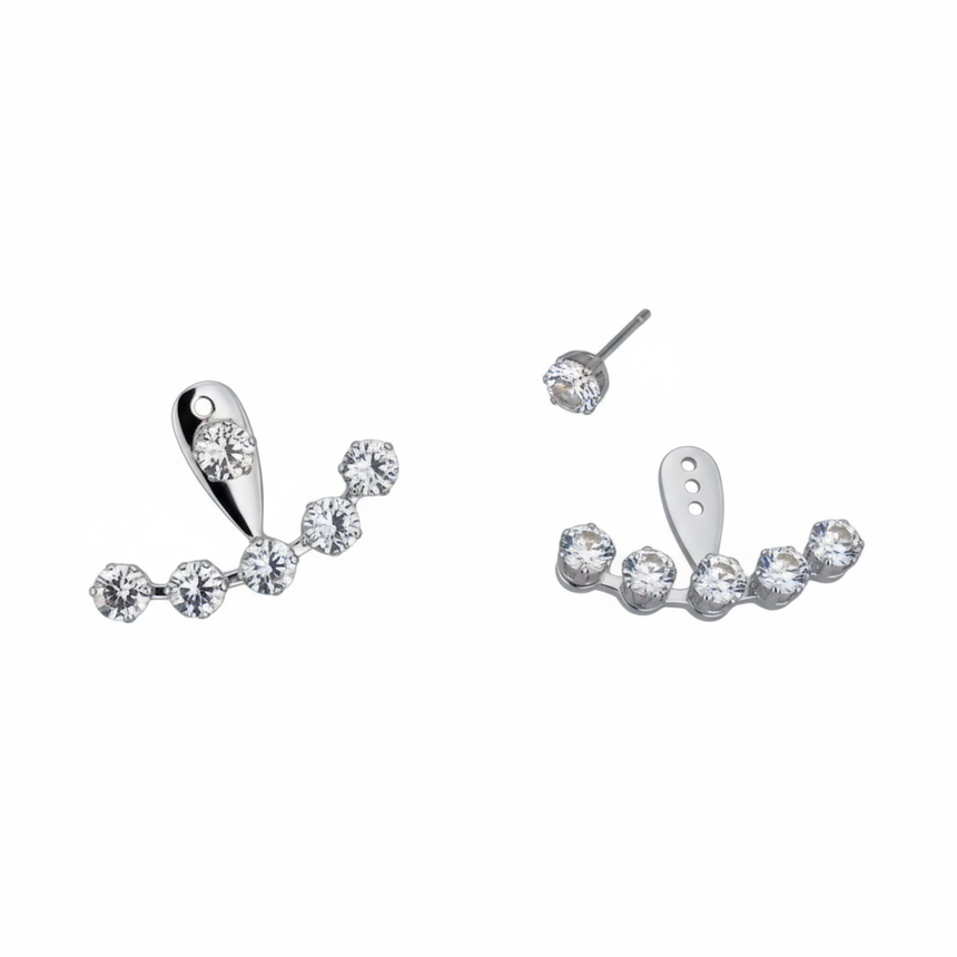 Sparkling Detachable Stud Earrings