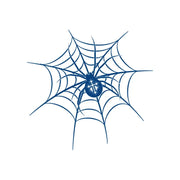 Spider Web with Cross Semi-Permanent Jagua Tattoo