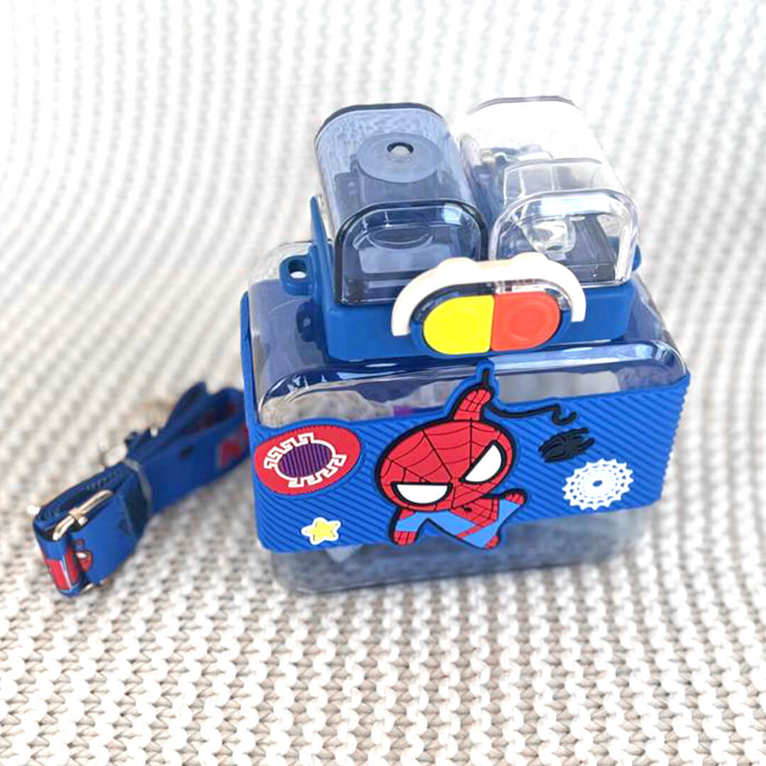 Durable Tritan kids water bottle with Spiderman design