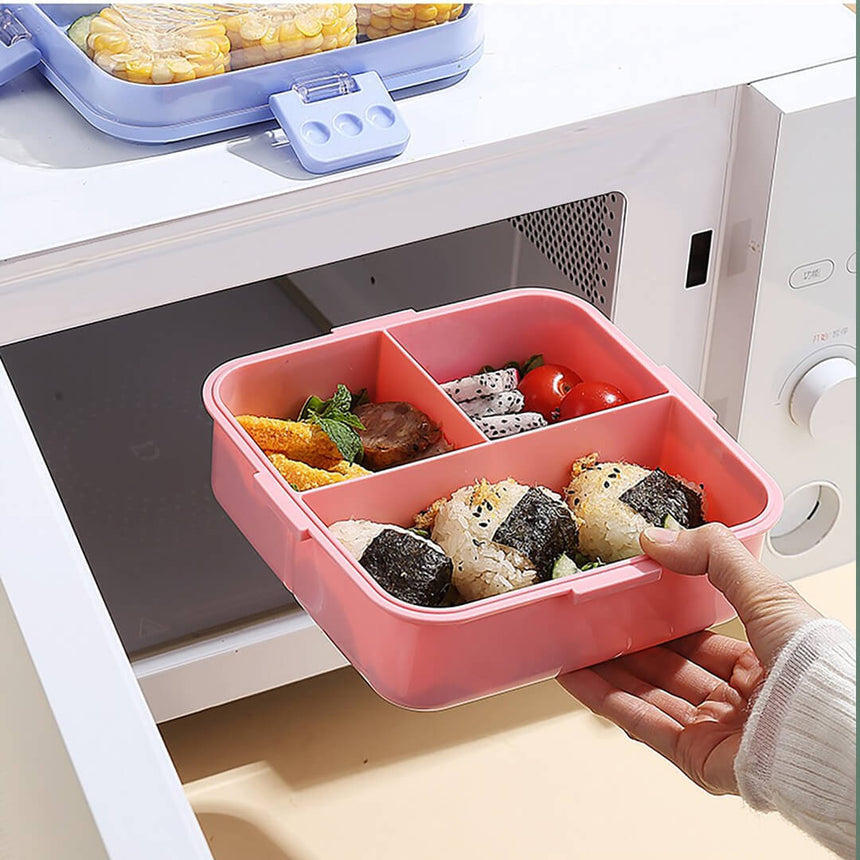 BPA-free school lunch box safe for microwave and fridge