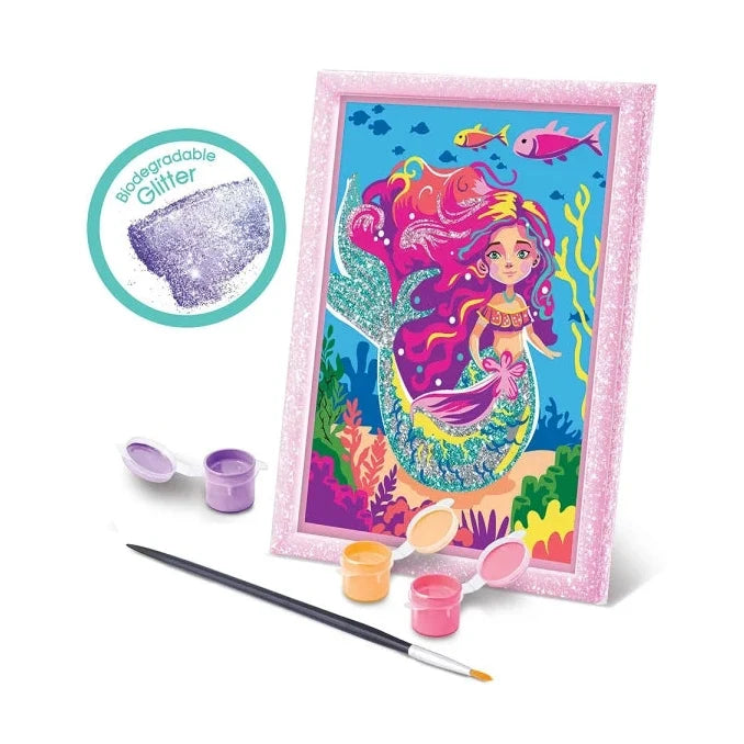 HappiHobbi Paint & Frame Paint By Numbers Mythical Mermaid by AS Art