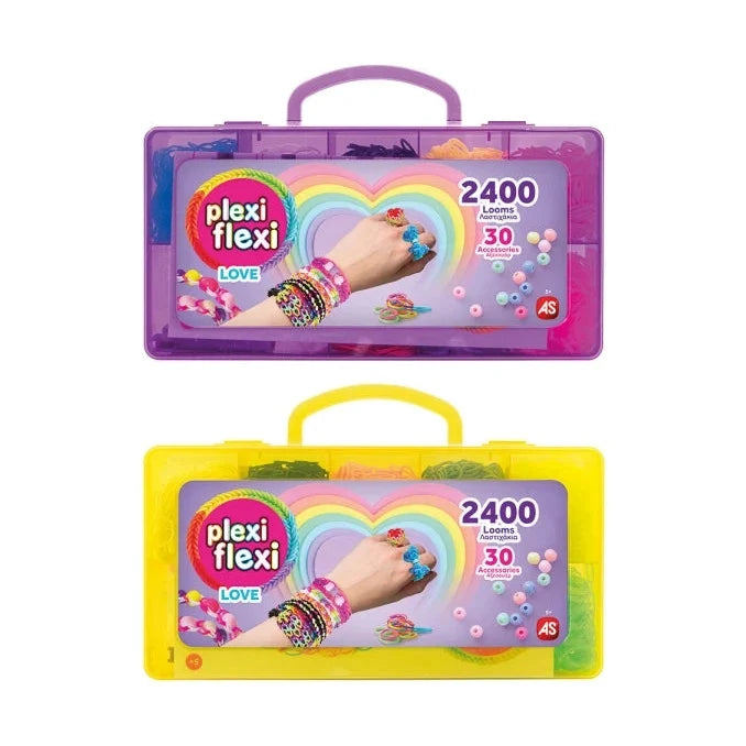 Plexi-Flexi Case With 2400 Looms & 30 Charms by AS Art