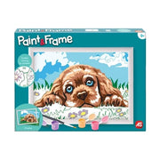 Paint and Frame "Loving Puppy" by AS Art