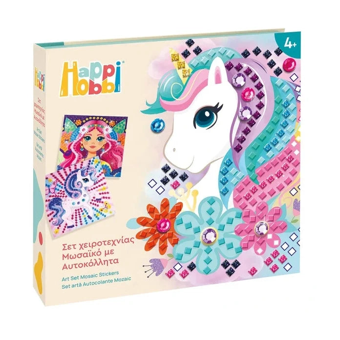 HAPPIHOBBI CRAFT SET MOSAIC WITH STICKERS DREAMWORLD by AS Art