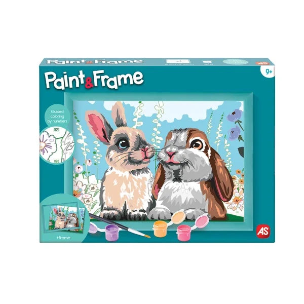 Paint & Frame "Cute Bunnies" by AS Art