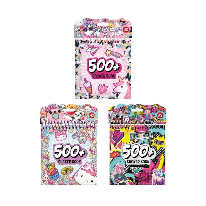 AS Notebook with Stickers by AS Art