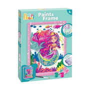 HappiHobbi Paint & Frame Paint By Numbers Mythical Mermaid by AS Art
