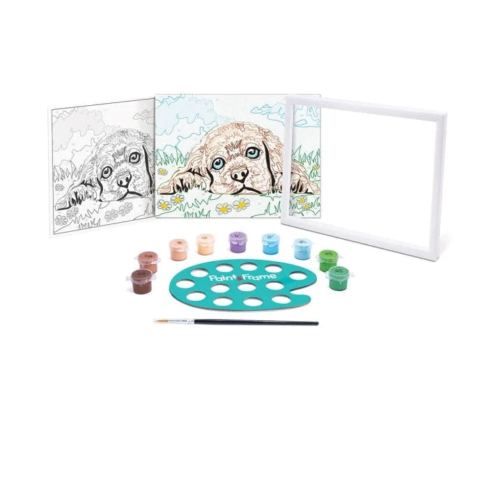 Paint and Frame "Loving Puppy" by AS Art